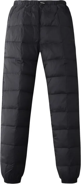 Gihuo Snow Pants Womens Winter Windproof Down Pants Warm Outdoor Ski Pants Padded Loose Ultralight Warm Trousers