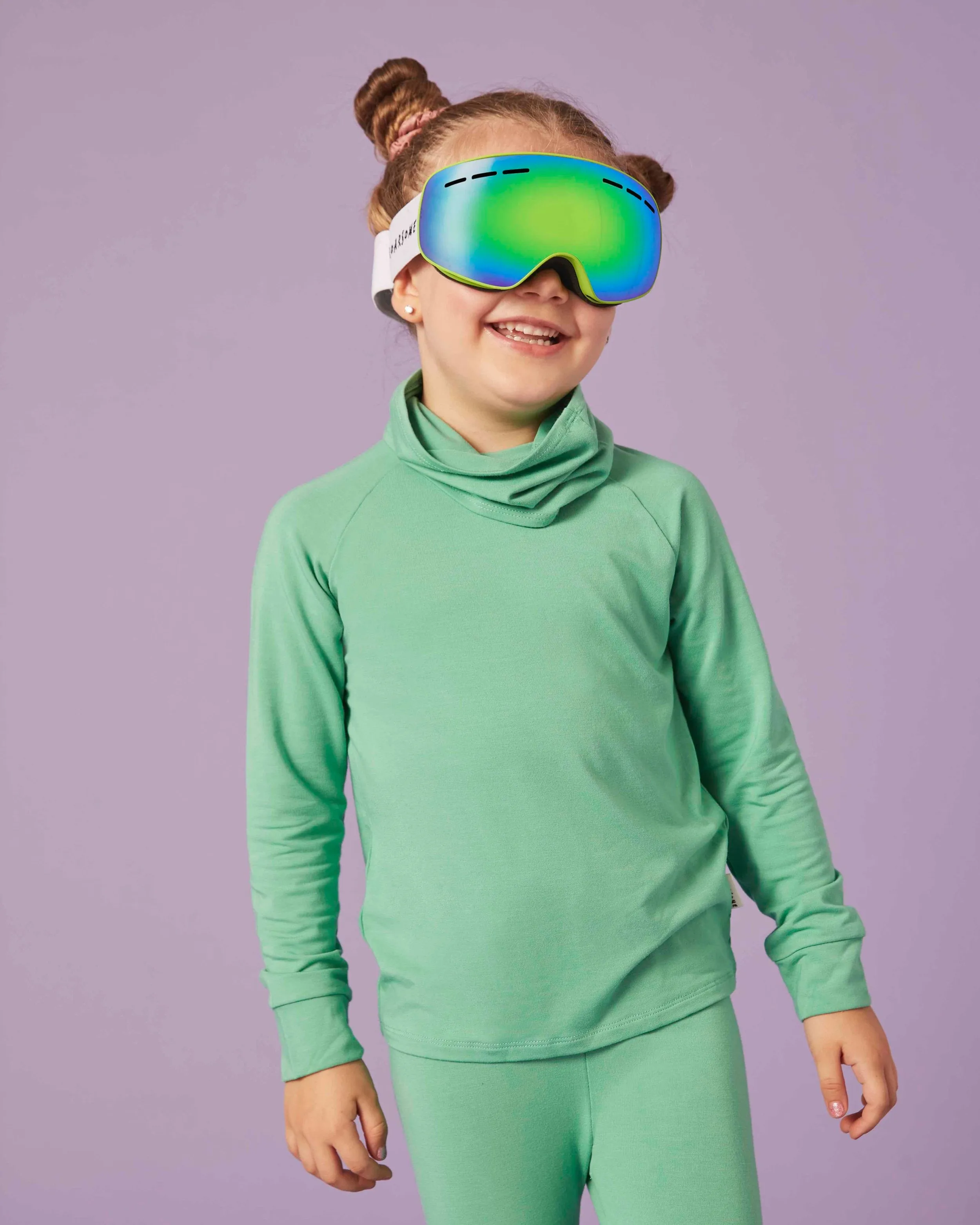 Kids Ski Goggles - Green