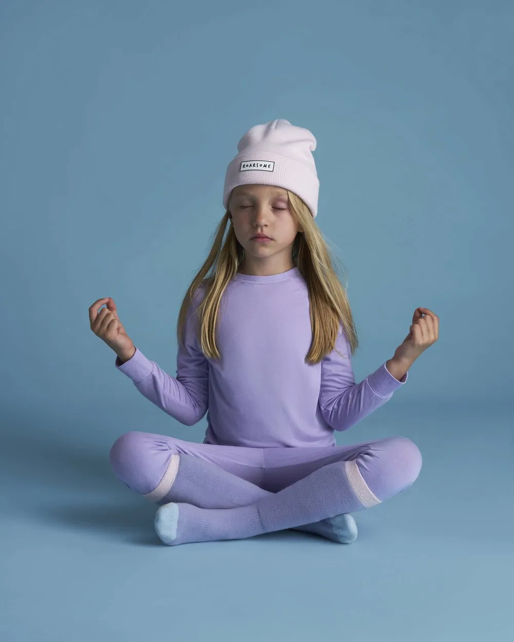 Kids Ski Socks - Pink/Lilac