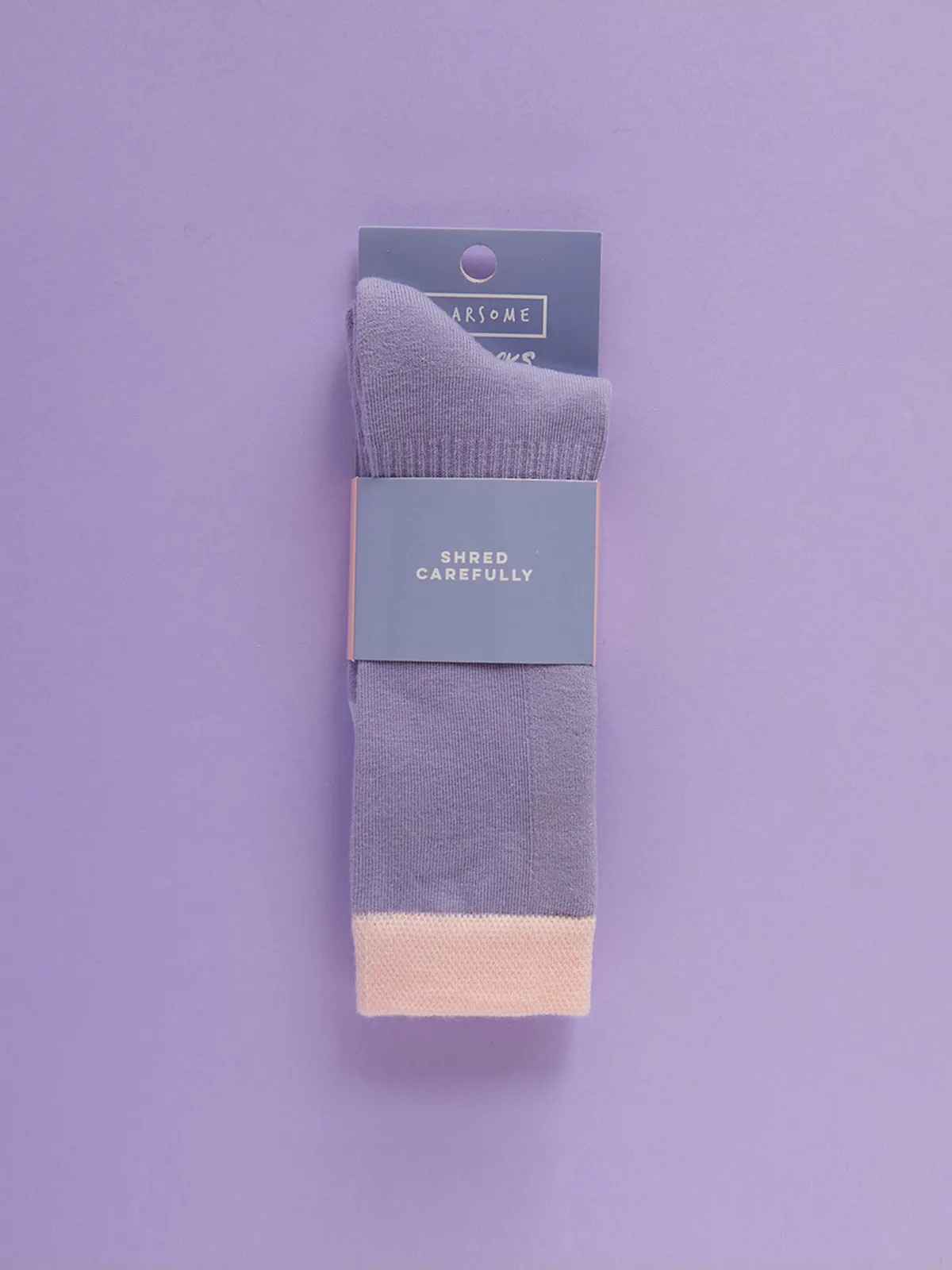 Kids Ski Socks - Pink/Lilac