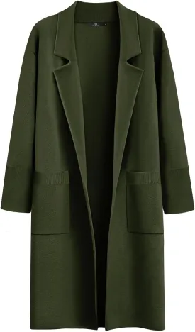 LILLUSORY Women's Long Dressy Cardigan Sweaters Fall Oversized Coatigan Jackets 2025 Knit Business Casual Winter Coats