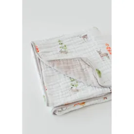 Little Unicorn - Muslin Quilt Blanket - Oh Deer