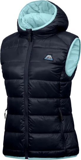 Mapamyumco Womens Lightweight Puffer Vest with Hood, Water-Resistant Sleeveless Jacket for Hiking Ski