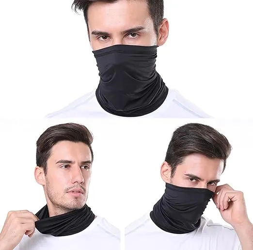MUNSKT 3Pcs Unisex Neck Warmer, Winter Neck Warmer Scarf, Multifunctional Cycling/Windproof Neck, Ski Mask, UV/Dust Protection Mask, Face Cover