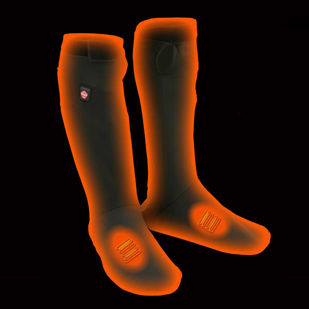 Nexgen Heat MP7905 Men's Black Heated Winter Sock for Ski, Riding -