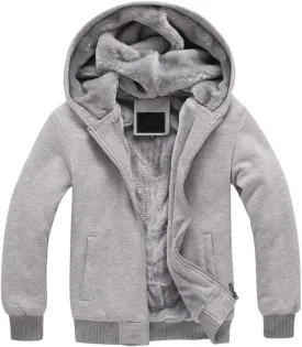 PUWEI Women's Winter Warm Fleece Jackets Thick Sherpa Lined Zip up Hoodies Heavyweight Sweatshirt Coat