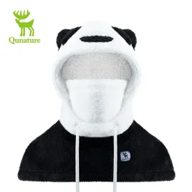Qunature Panda Head Cover | Adorable Parent-Child Winter Wear