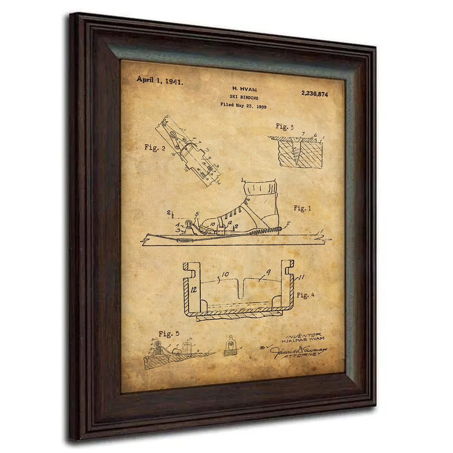 Ski - Patent Art