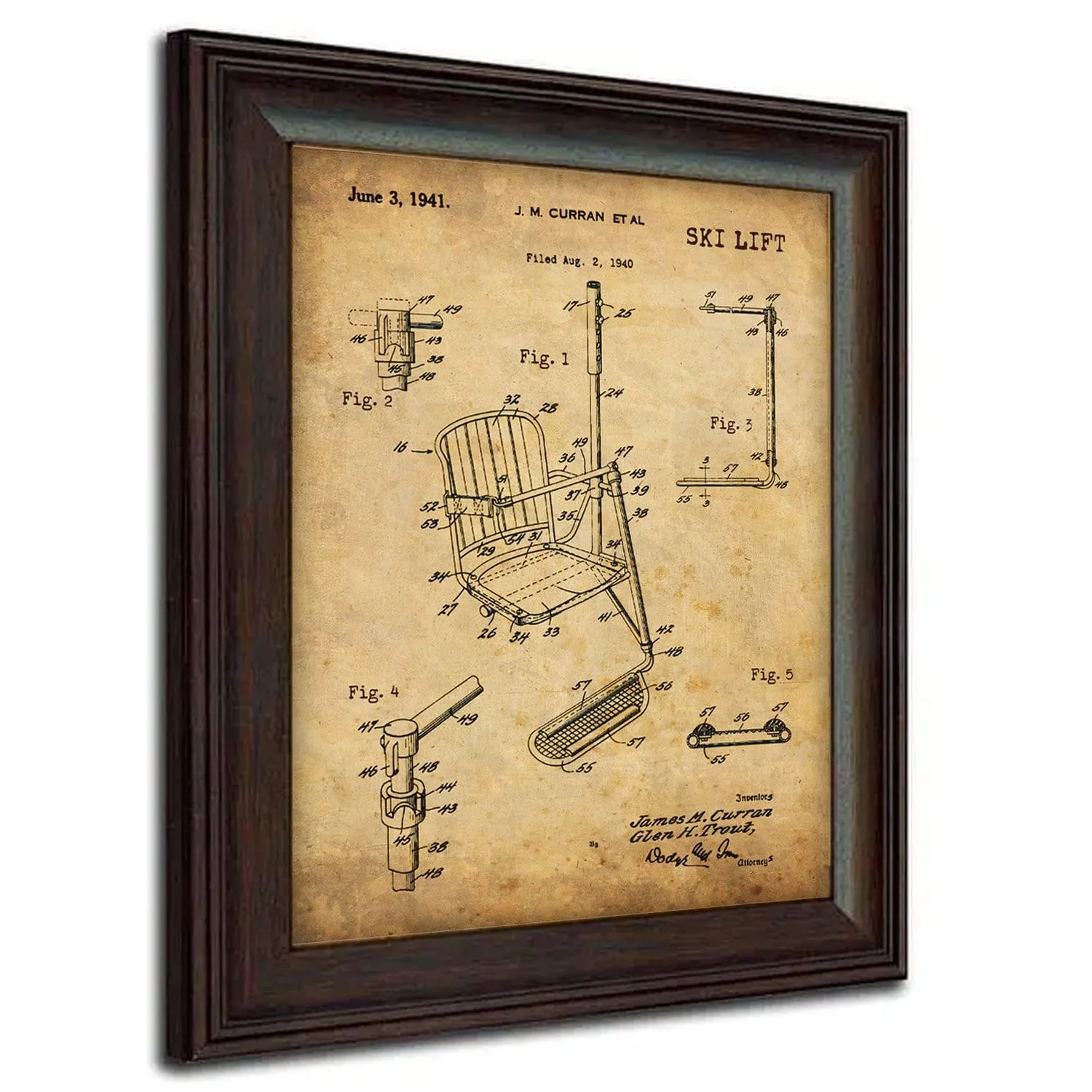 Ski - Patent Art