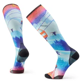 Smartwool Zero Cushion Ski Day Print Over The Calf Socks