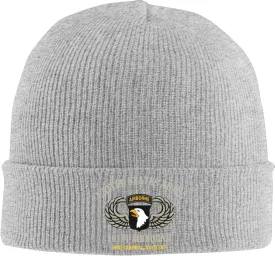 United States Army Airborne 101st Fort Campbell Veteran Beanie Hat Unisex Knit Hat Ski Stocking Cuffed Cap