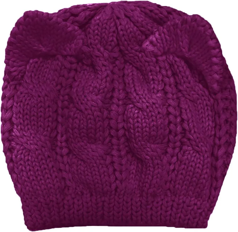 v28 Women Men Girls Boys Teens Cute Cat Ear Knit Cable Rib Hat Cap Beanie